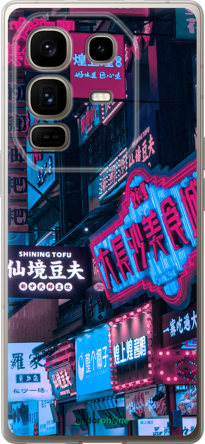 Силиконовый чехол Hong Kong City для Infinix Note 50 Pro+ - 5536u-4041 изображение 