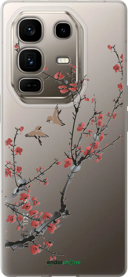 Силиконовый чехол Сакура v2 для Infinix Note 50 Pro+ - 5538u-4041 изображение 