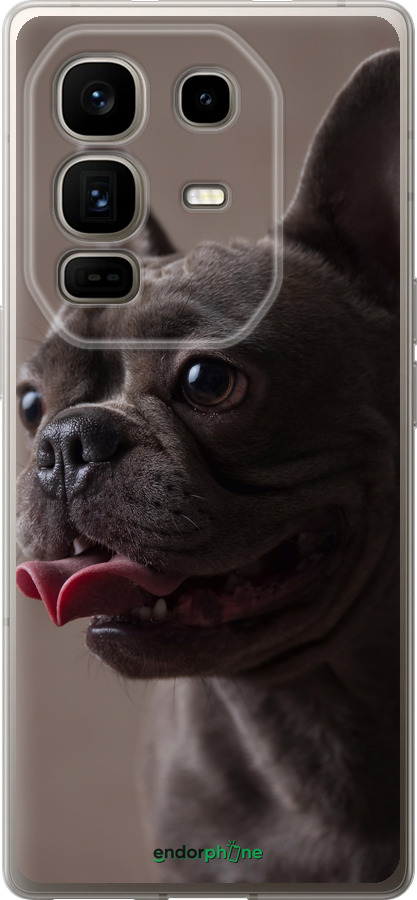 Силиконовый чехол Милый бульдог для Infinix Note 50 Pro+ - 5546u-4041 изображение 