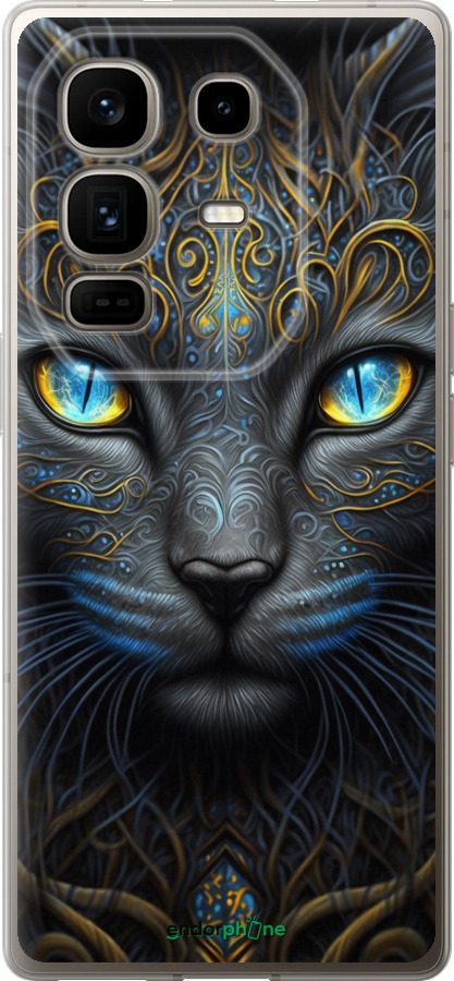 Силиконовый чехол Кошка для Infinix Note 50 Pro+ - 5548u-4041 изображение 