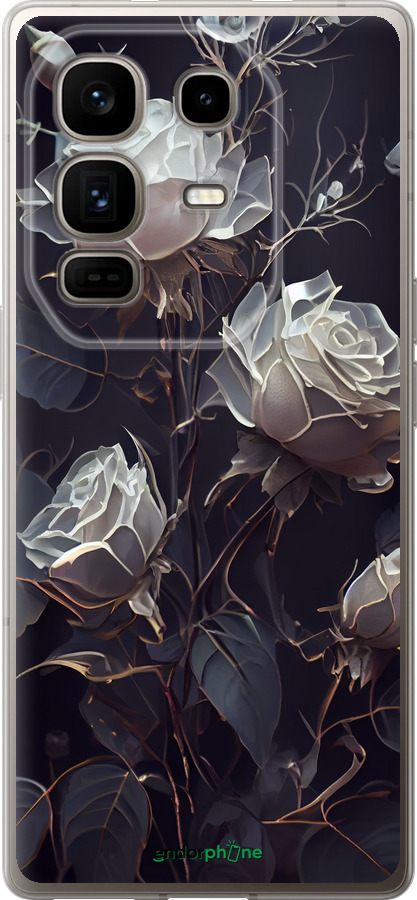 Силіконовий чехол Троянди 2 для Infinix Note 50 Pro+ - 5550u-4041 изображение 