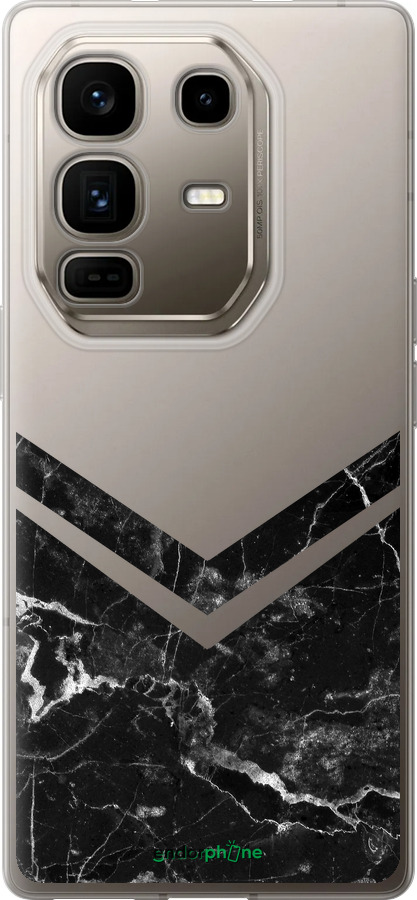 Силиконовый чехол Мраморный шеврон для Infinix Note 50 Pro+ - 5570u-4041 изображение 