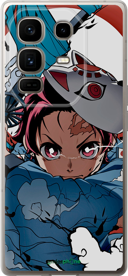 Силиконовый чехол Танджиро Камадо для Infinix Note 50 Pro+ - 5574u-4041 изображение 
