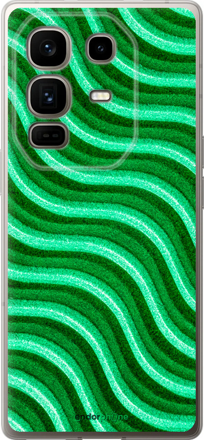 Силиконовый чехол Волнистые линии для Infinix Note 50 Pro+ - 5578u-4041 изображение 