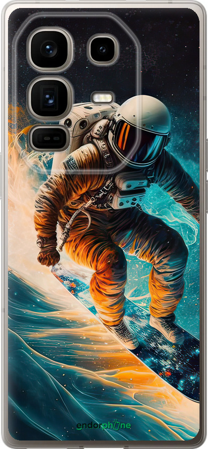 Силиконовый чехол Сноубордист для Infinix Note 50 Pro+ - 5604u-4041 изображение 