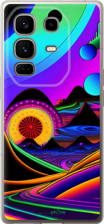 Силиконовый чехол Абстракция v3 для Infinix Note 50 Pro+ - 5620u-4041 изображение 