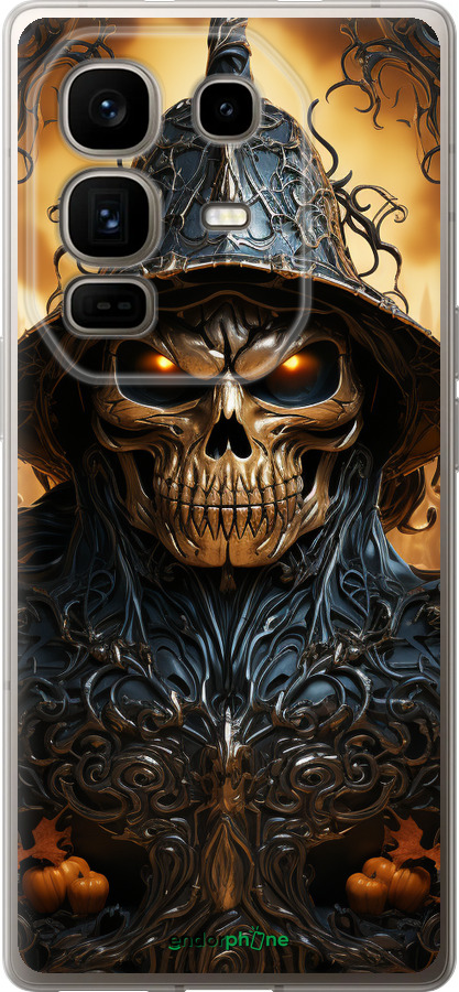 Силиконовый чехол Череп 2 для Infinix Note 50 Pro+ - 5652u-4041 изображение 