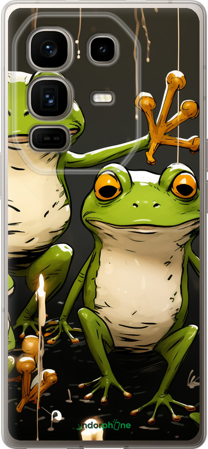 Силиконовый чехол Жабки 2 для Infinix Note 50 Pro+ - 5657u-4041 изображение 