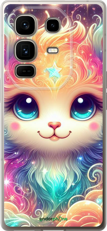 Силиконовый чехол Сказочный котенок для Infinix Note 50 Pro+ - 5813u-4041 изображение 