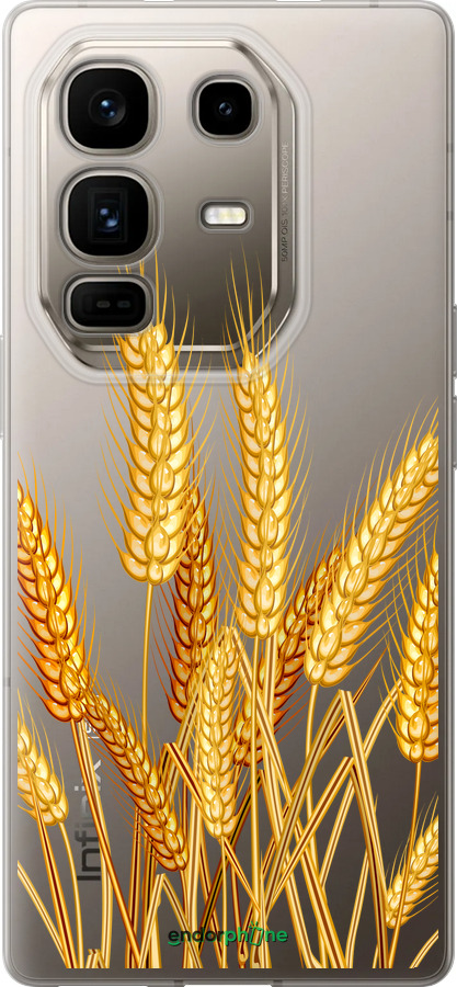 Силиконовый чехол Колоски пшеници для Infinix Note 50 Pro+ - 5866u-4041 изображение 