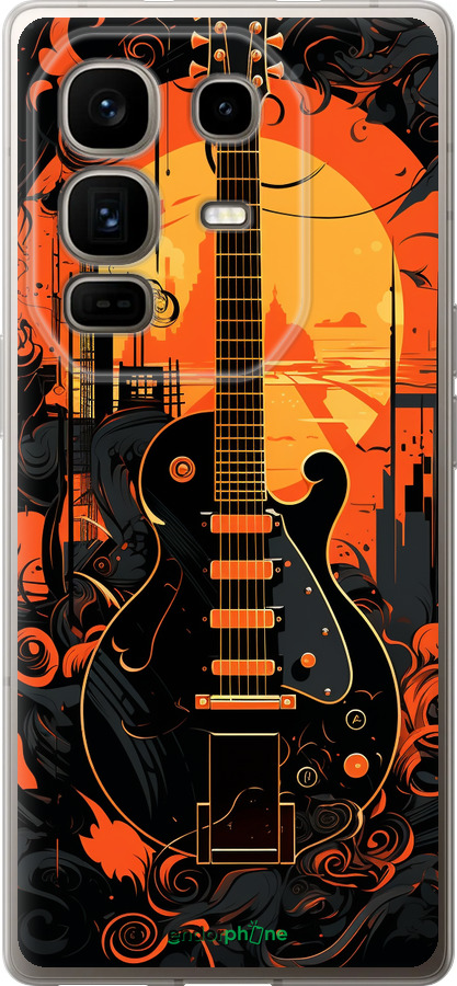 Силиконовый чехол Гитара для Infinix Note 50 Pro+ - 5957u-4041 изображение 