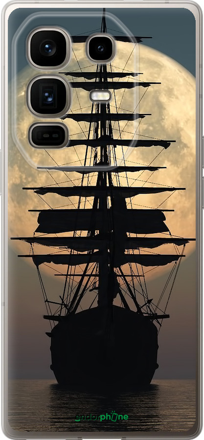 Силиконовый чехол Корабль для Infinix Note 50 Pro+ - 5998u-4041 изображение 