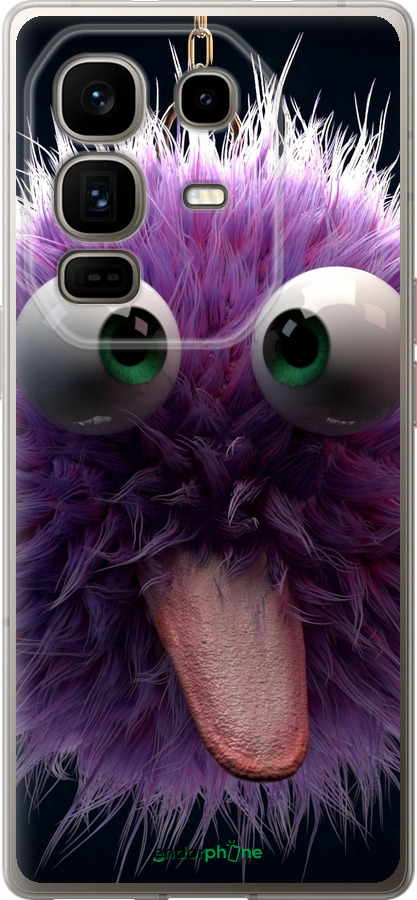 Силиконовый чехол Пушистик для Infinix Note 50 Pro+ - 6017u-4041 изображение 