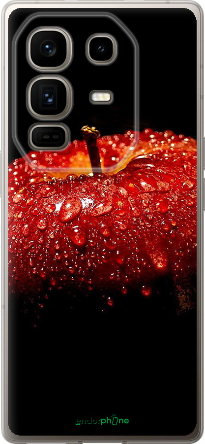 Силиконовый чехол Яблоко для Infinix Note 50 Pro+ - 6022u-4041 изображение 