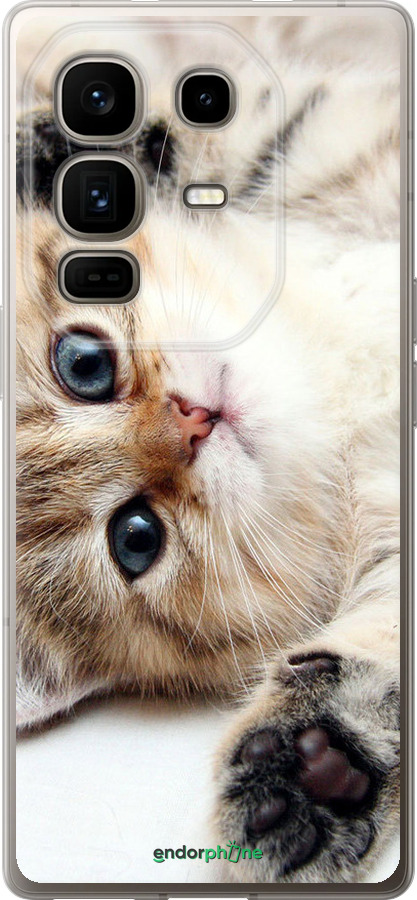 Силиконовый чехол Котик для Infinix Note 50 Pro+ - 6024u-4041 изображение 