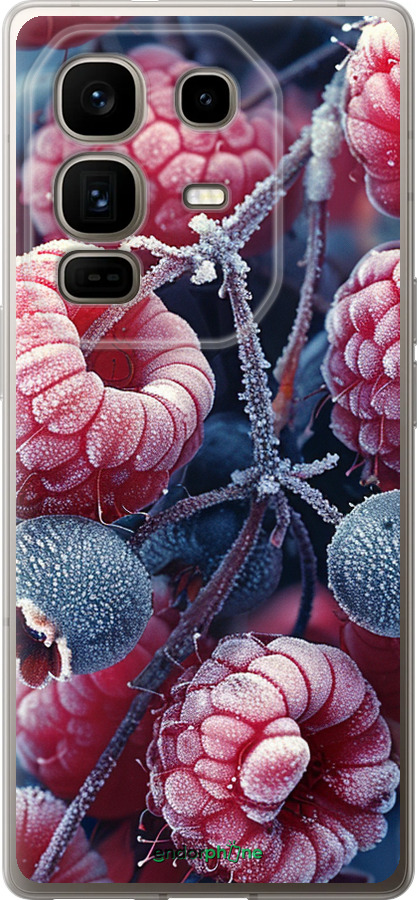 Силіконовий чехол Морозні ягоди для Infinix Note 50 Pro+ - 6033u-4041 изображение 
