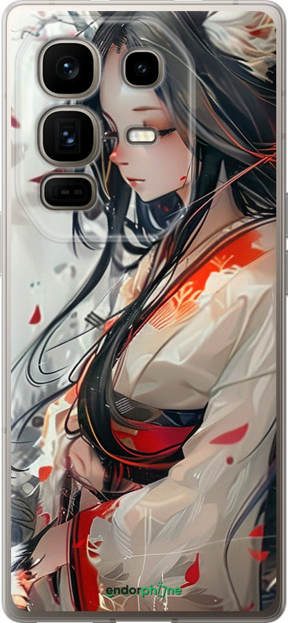 Силиконовый чехол Кицуне для Infinix Note 50 Pro+ - 6073u-4041 изображение 