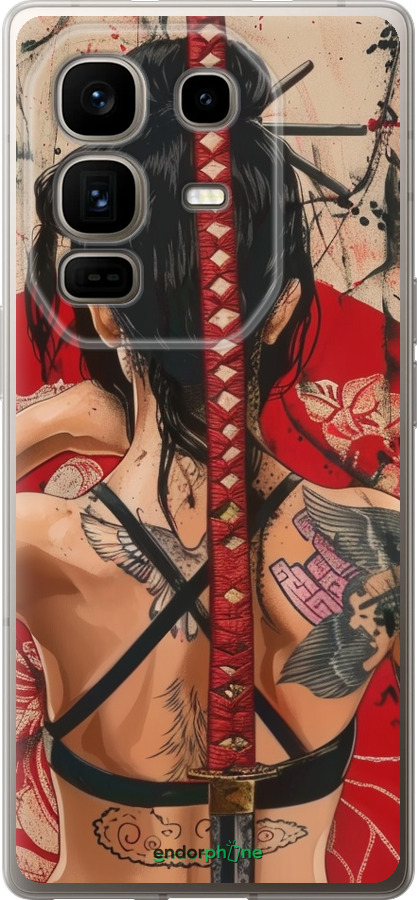 Силиконовый чехол Тайна катаны для Infinix Note 50 Pro+ - 6074u-4041 изображение 