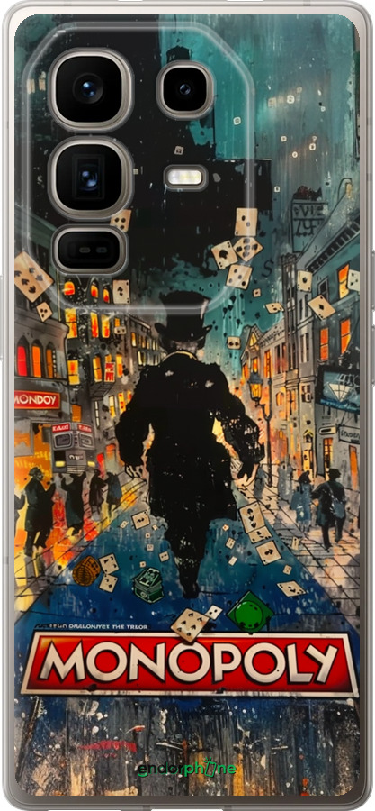 Силиконовый чехол Метрополис игры для Infinix Note 50 Pro+ - 6085u-4041 изображение 