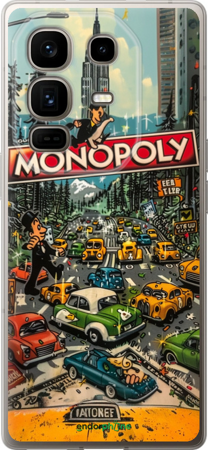 Силіконовий чехол Міський драйв Monopoly для Infinix Note 50 Pro+ - 6088u-4041 изображение 