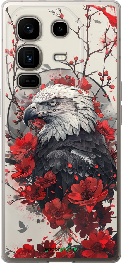 Силиконовый чехол Рубиновый орел для Infinix Note 50 Pro+ - 6103u-4041 изображение 