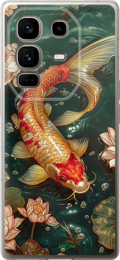 Силиконовый чехол Мелодия Лотоса для Infinix Note 50 Pro+ - 6106u-4041 изображение 