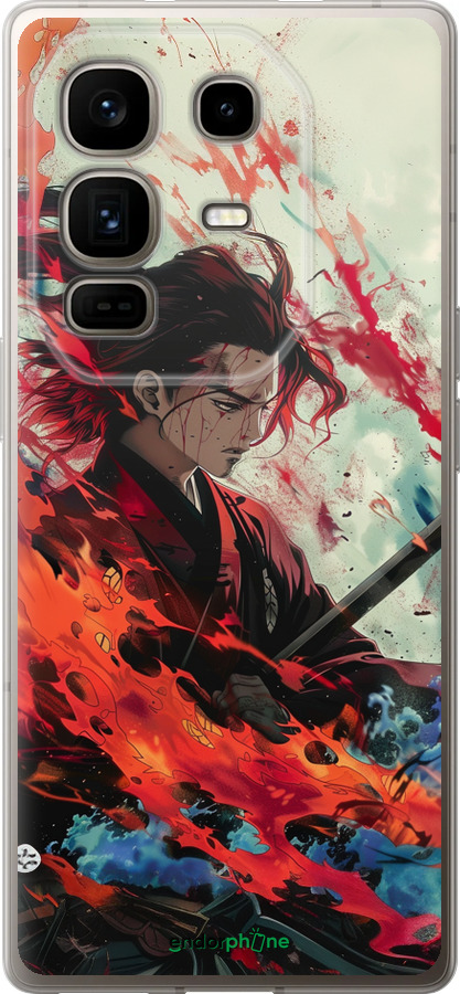 Силіконовий чехол Битва стихій для Infinix Note 50 Pro+ - 6110u-4041 изображение 