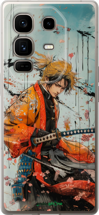 Силиконовый чехол Agatsuma Zenitsu: Убийца демонов для Infinix Note 50 Pro+ - 6118u-4041 изображение 