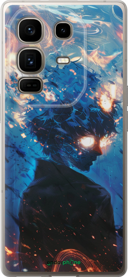 Силіконовий чехол Сатору Годжо для Infinix Note 50 Pro+ - 6129u-4041 изображение 