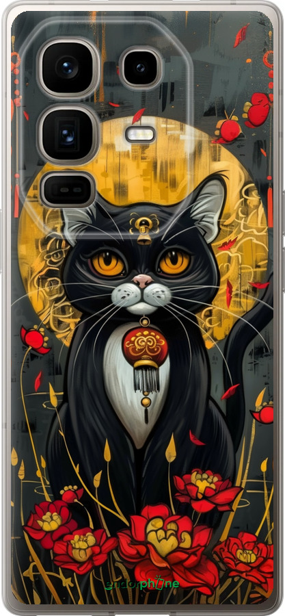 Силиконовый чехол China Cat для Infinix Note 50 Pro+ - 6134u-4041 изображение 