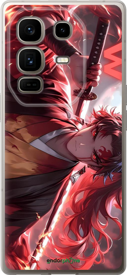 Силиконовый чехол Аниме воин для Infinix Note 50 Pro+ - 6281u-4041 изображение 