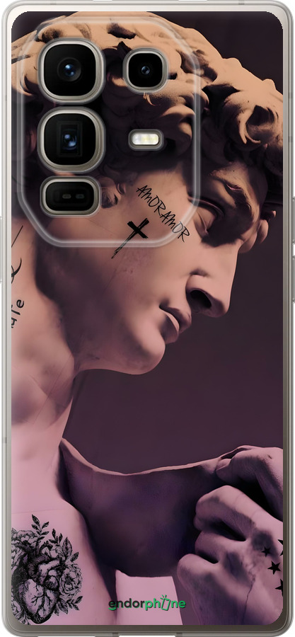 Силіконовий чехол Давид для Infinix Note 50 Pro+ - 6302u-4041 изображение 