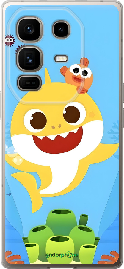 Силиконовый чехол Бейби Шарк для Infinix Note 50 Pro+ - 6303u-4041 изображение 