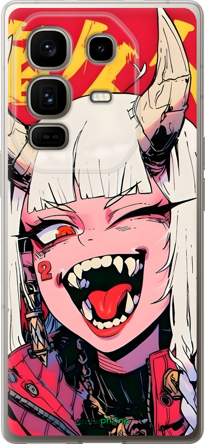 Силиконовый чехол Аниме демон для Infinix Note 50 Pro+ - 6308u-4041 изображение 