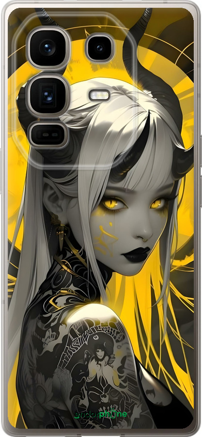 Силиконовый чехол Аниме демон 2 для Infinix Note 50 Pro+ - 6309u-4041 изображение 