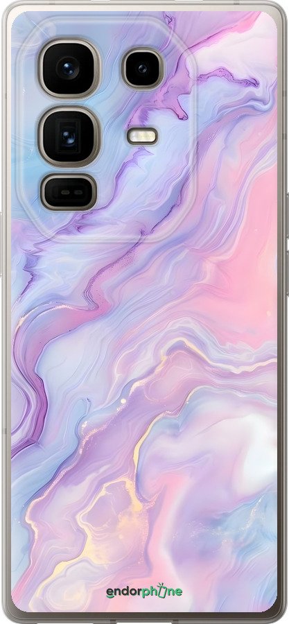 Силиконовый чехол Нежный мрамор для Infinix Note 50 Pro+ - 6310u-4041 изображение 