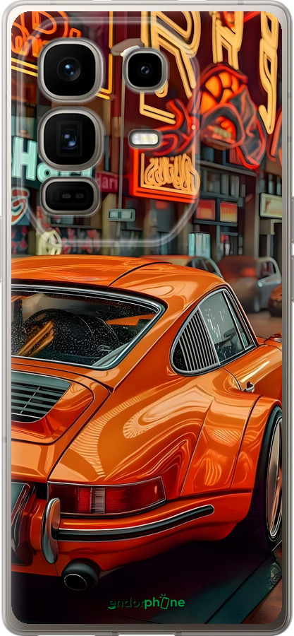 Силіконовий чехол Порше для Infinix Note 50 Pro+ - 6334u-4041 изображение 