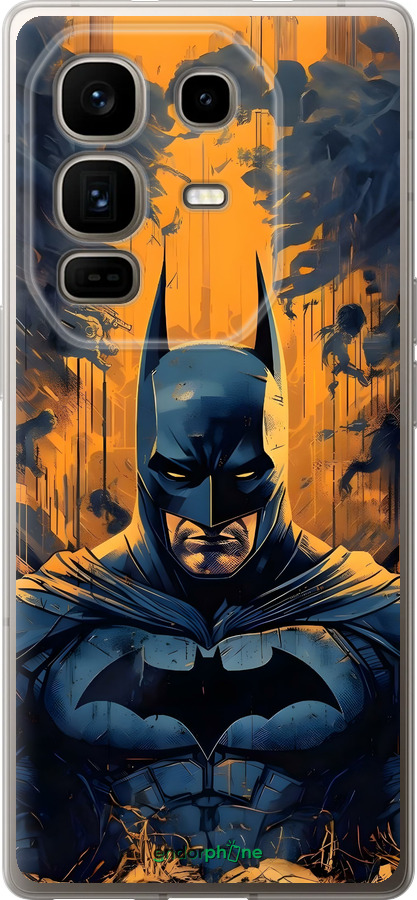 Силиконовый чехол Бэтмен для Infinix Note 50 Pro+ - 6335u-4041 изображение 