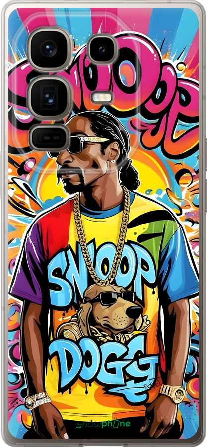 Силиконовый чехол Снуп дог для Infinix Note 50 Pro+ - 6348u-4041 изображение 
