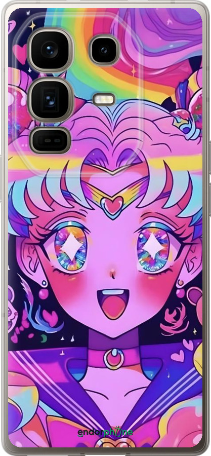 Силиконовый чехол Сейлор Мун 3 для Infinix Note 50 Pro+ - 6352u-4041 изображение 