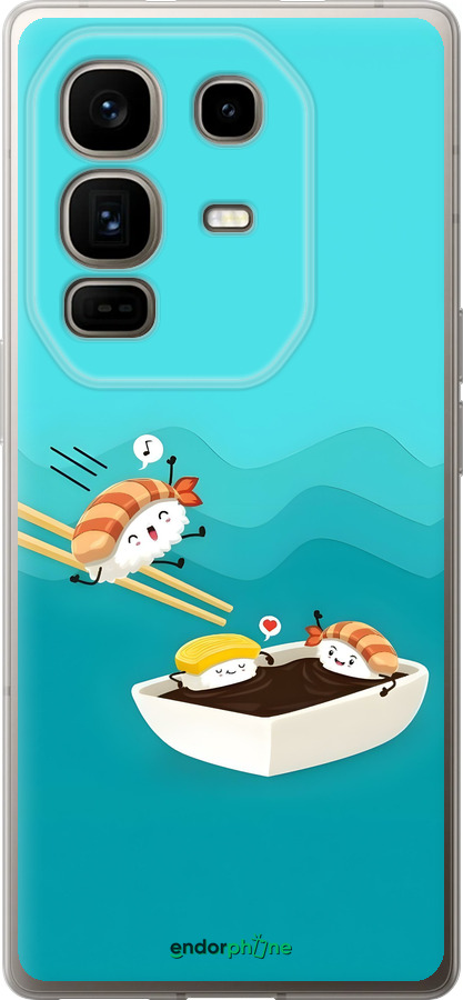 Силиконовый чехол Суши для Infinix Note 50 Pro+ - 6354u-4041 изображение 