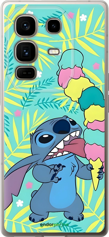 Силиконовый чехол Стич для Infinix Note 50 Pro+ - 6361u-4041 изображение 