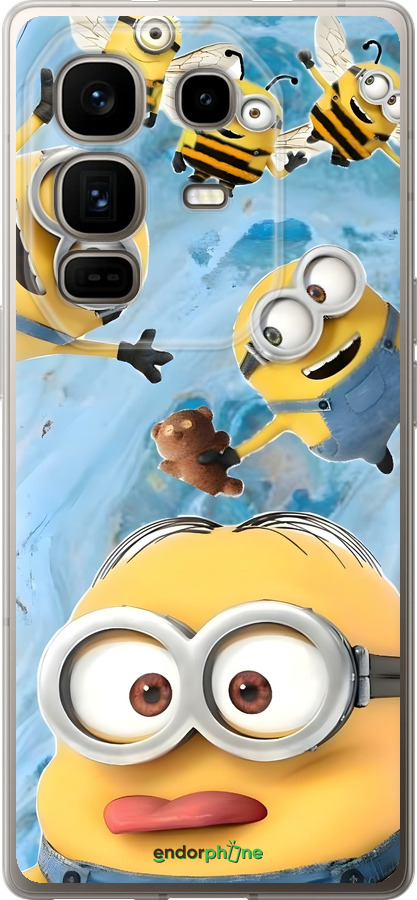 Силиконовый чехол Миньоны для Infinix Note 50 Pro+ - 6386u-4041 изображение 