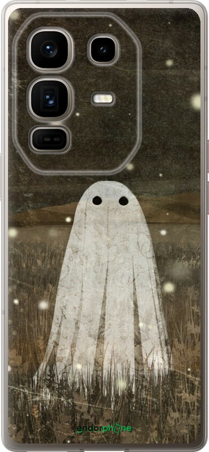 Силиконовый чехол Привидение и светлячки для Infinix Note 50 Pro+ - 6406u-4041 изображение 