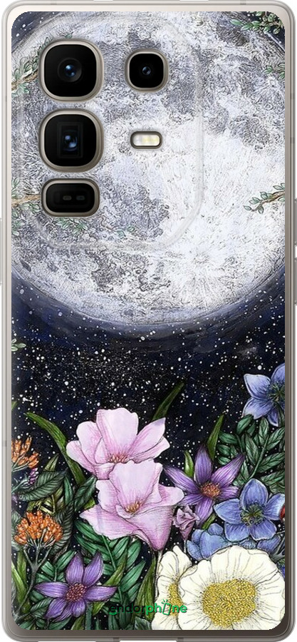 Силиконовый чехол Полночь в саду II для Infinix Note 50 Pro+ - 6424u-4041 изображение 