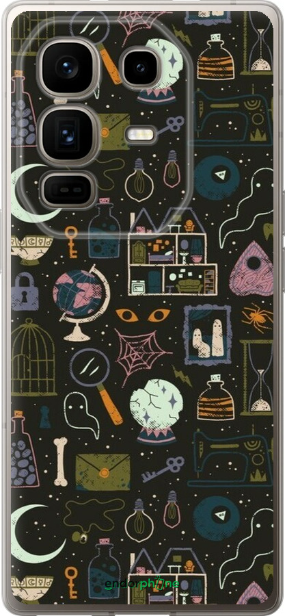 Силиконовый чехол Колдовской принт для Infinix Note 50 Pro+ - 6425u-4041 изображение 