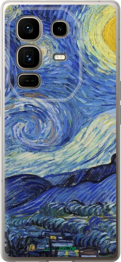Силиконовый чехол «Звездная ночь» Винсента Ван Гога для Infinix Note 50 Pro+ - 6433u-4041 изображение 