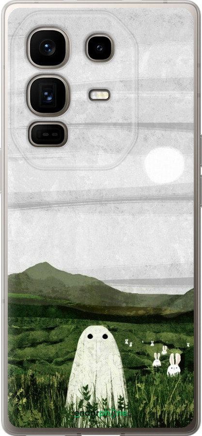 Силиконовый чехол Привидение для Infinix Note 50 Pro+ - 6492u-4041 изображение 