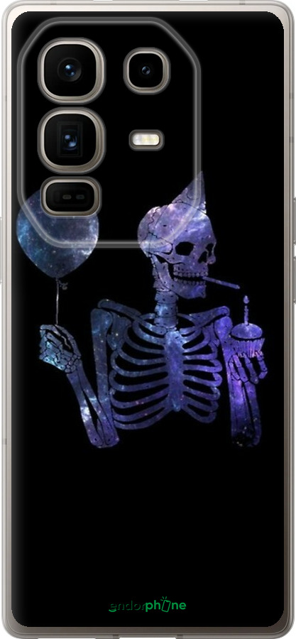 Силиконовый чехол Скелетное искусство для Infinix Note 50 Pro+ - 6536u-4041 изображение 