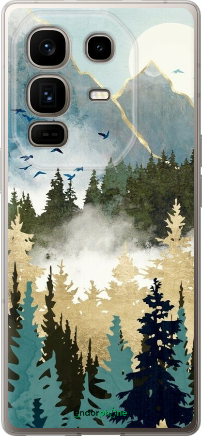 Силиконовый чехол С изображением лесного пейзажа для Infinix Note 50 Pro+ - 6548u-4041 изображение 